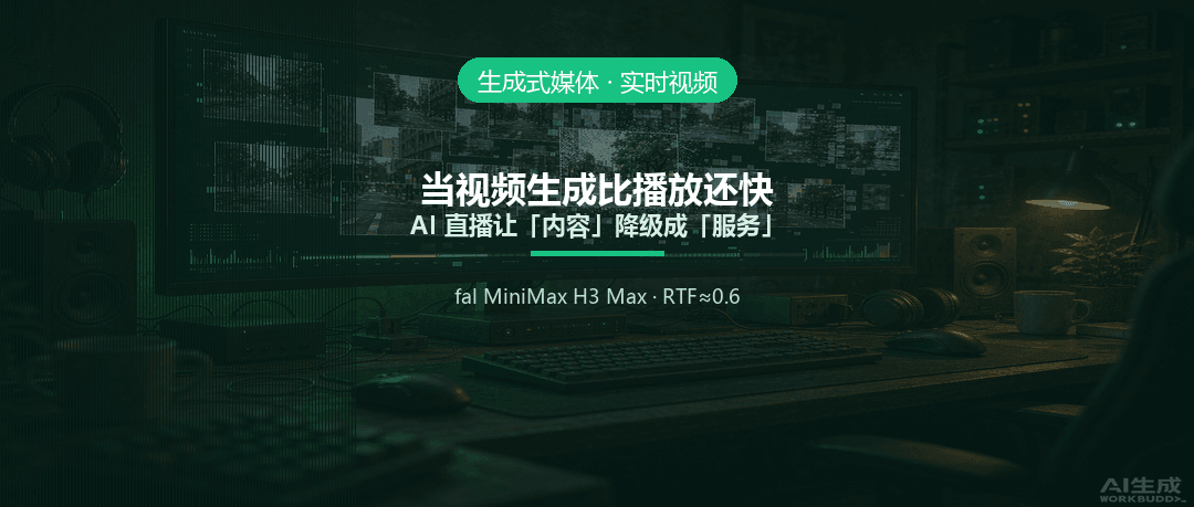 当视频生成比播放还快：AI 直播把「内容」降级成了「服务」