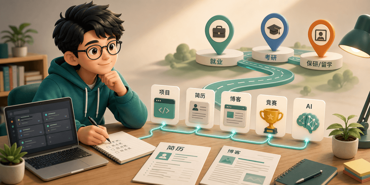 计算机相关专业大学生，职业规划从大一就该开始
