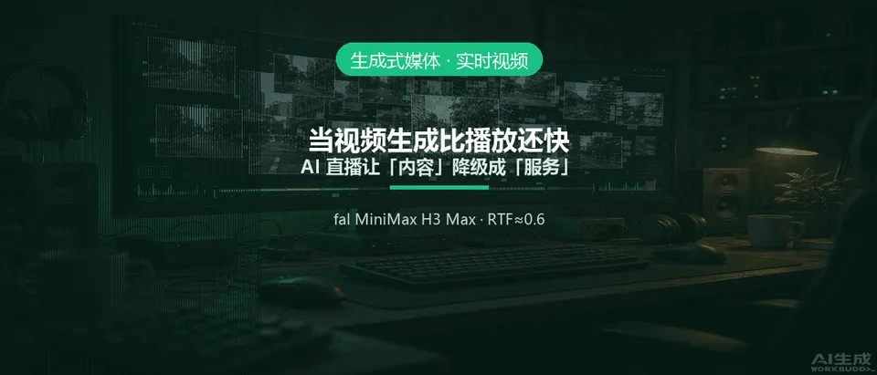 当视频生成比播放还快：AI 直播把「内容」降级成了「服务」
