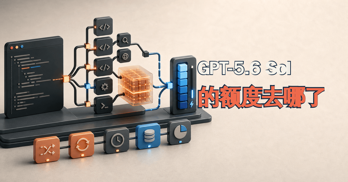 GPT-5.6 Sol 的额度去哪了