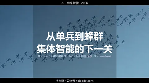 技术热点透视20260831：从单兵到蜂群，具身智能的下一关是集体智能