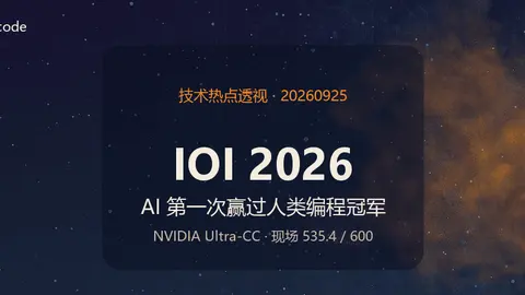技术热点透视20260925：AI 第一次在编程奥赛赢过了人类冠军