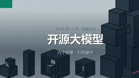 开源大模型全景：六个场景、五档硬件