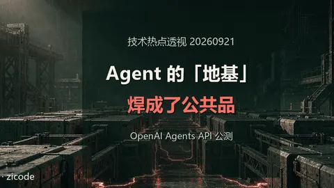 技术热点透视20260921：OpenAI 把 Agent 的「地基」焊成了公共品