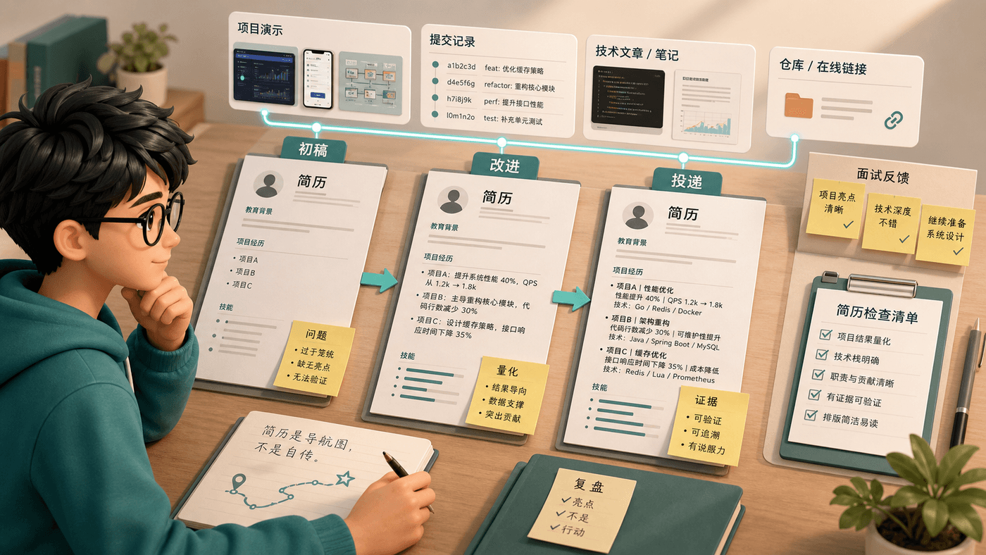 简历从初稿到投递版本的持续迭代