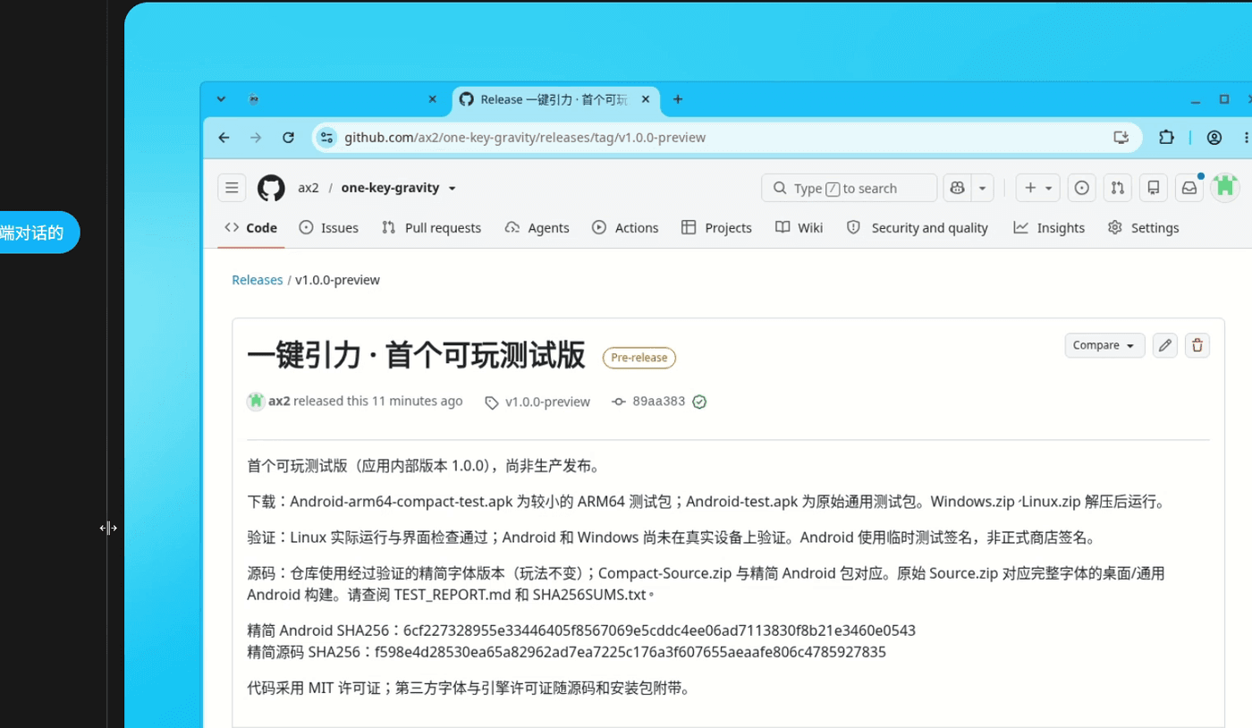 GitHub Release 页面