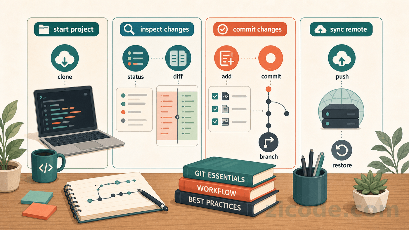 Issue templates, PR templates, commit conventions, and branch rules