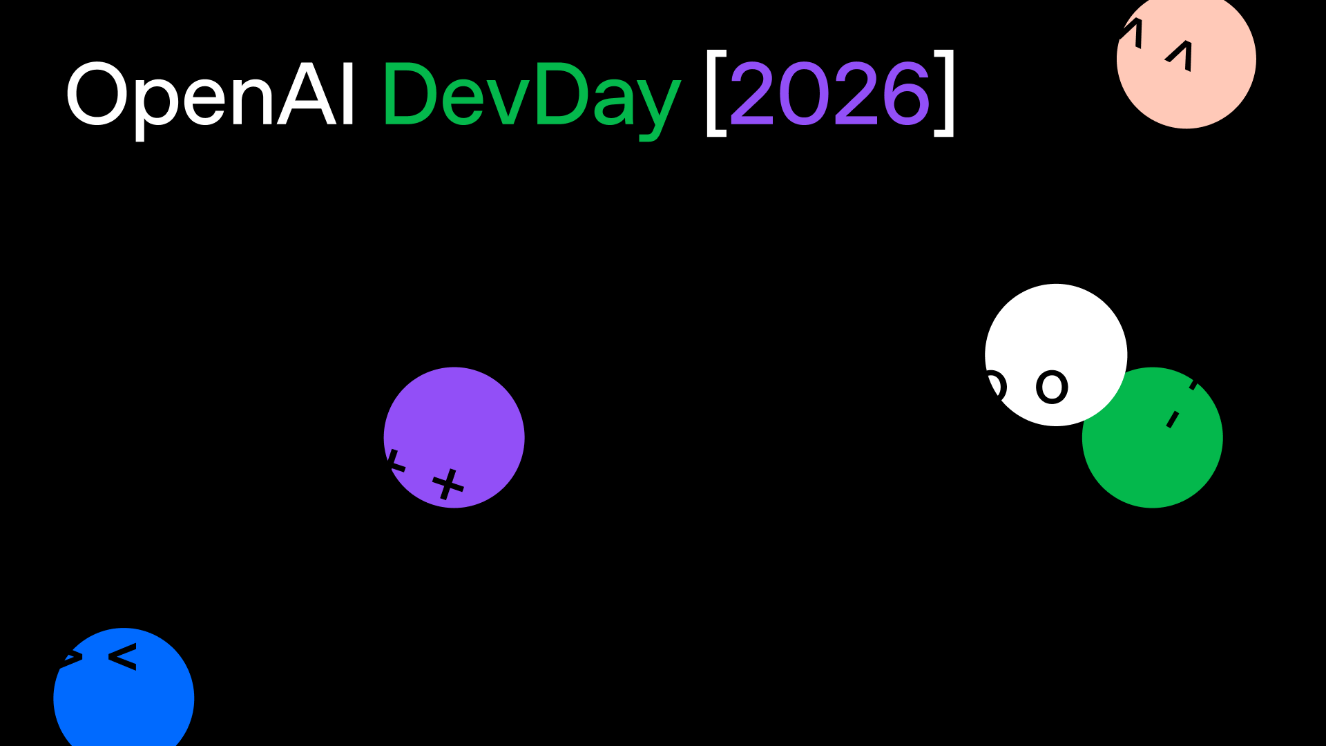 OpenAI DevDay 2026 官方主视觉